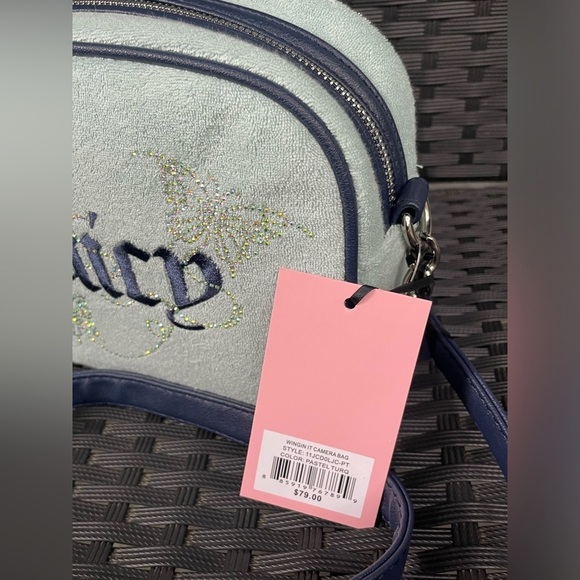 Juicy Couture Green Crossbody Bag with butterfly Design, Juicy couture crossbody - Picture 15 of 16